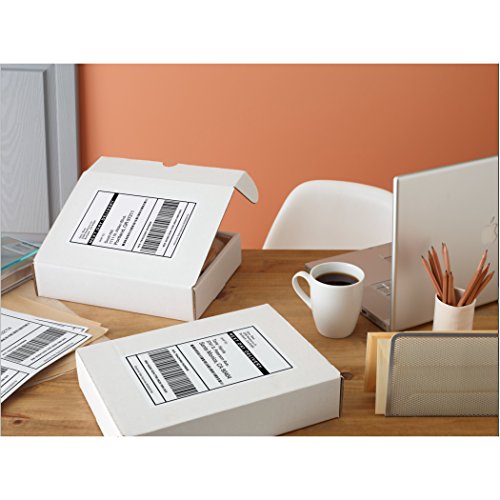 Avery Shipping Label with Paper Receipt, Laser, TrueBlock Technology, White, 25 Sheets (5327)