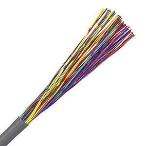 CAT3 Cable, 25 Pair, UTP, Riser Rated (CMR), Solid Bare Copper - Grey - 1000ft