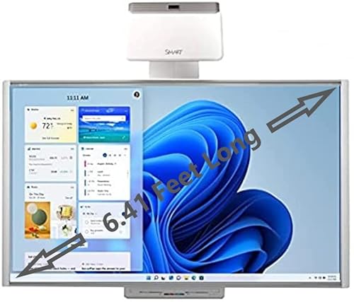 SMART Electronic Interactive Dry Erase Board 6ft x 4ft with UF70W Short Throw Projector