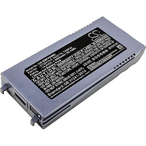 XSPLENDOR 4400mAh Replacement Battery for GE Logiq E/I Ultrasound Machines - Part NO 5120410-2, 5422172, TWBP42