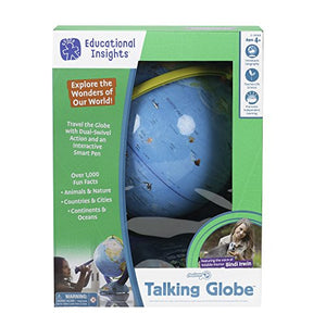 Educational Insights GeoSafari Jr. Talking Globe Featuring Bindi Irwin - Globe for Kids