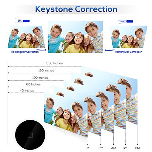 CANGSIKI D8S LED Android 6.0 Smart Projector,4K Decoding True 3D Home Theater Protable Video Projector Octa-core RK3368 CPU with GooglePlay/Netflix/Youtube/Kodi/LiveTV , 3500 Lumens 1080p HD Pico DL(3