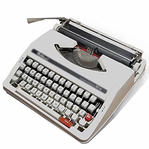 STIDE Vintage Mechanical English Typewriter - Off-White