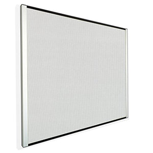 Iceberg 34111 Perforated Steel Magnetic Bulletin Board, 1.32" Height, 40.125" width, 24.75" Length,,White