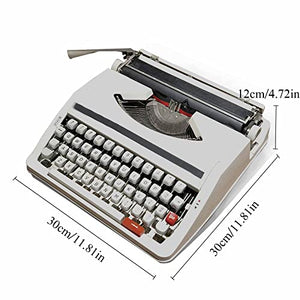 STIDE Vintage Mechanical English Typewriter - Off-White