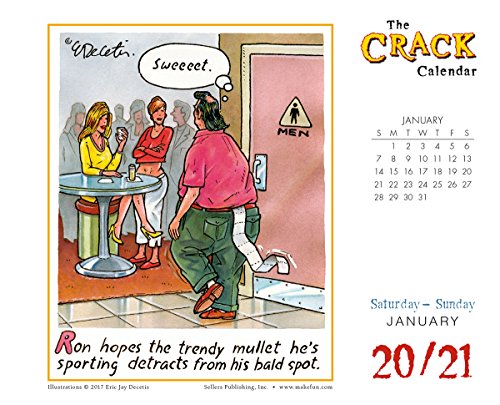 The Crack Calendar By Eric Decetis 2018 Boxed/Daily Calendar (CB0241)