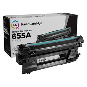 LD Compatible Toner Cartridge Replacements for HP 655A (Black, Cyan, Magenta, Yellow, 4-Pack)