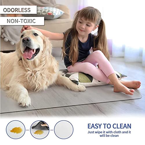 HOBBOY PVC Transparent Chair Mat, Hard-Floor Protector, Non-Slip, Multiple Sizes