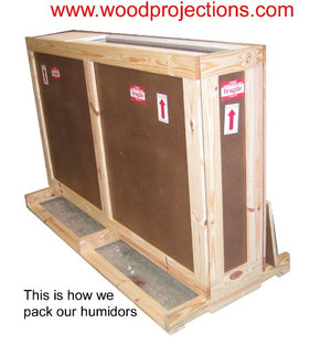 Wood Projections, Inc. Cigar Locker, 18 Compartments