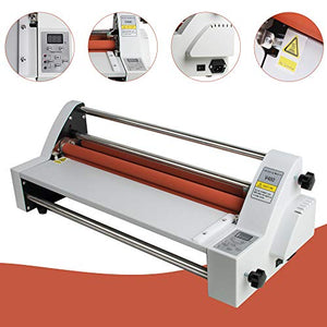 Vinmax 18inch Laminating Machine with Laminating Film Roll - Hot/Cold, Single/Dual Sided Thermal Laminator for Office & School