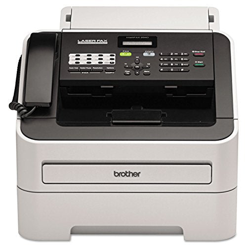 Brother BRTFAX2940 Laser Fax Machine, 250 Sheet Capacity, 14" x 14.6" x 12.2", GYBK