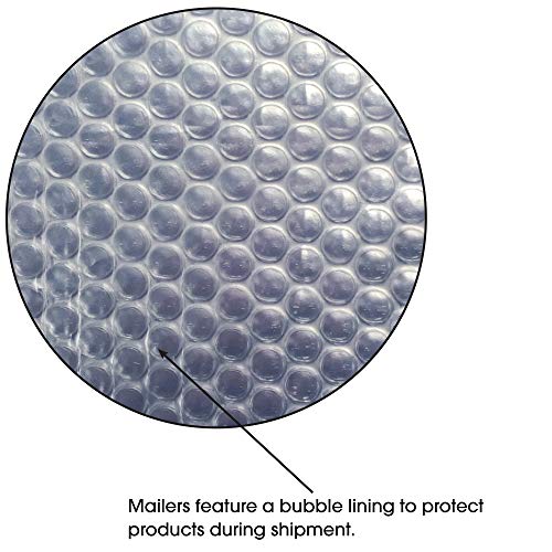 Aviditi Metallic Self-Seal Bubble Mailers, 9" x 11 1/2", Red, Pack of 100, Grab Attention When Mailing and Shipping.