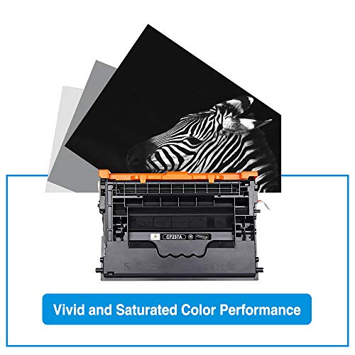 TRUE IMAGE Compatible Toner Cartridge Replacement for HP 37A CF237A CF237X Work with Enterprise M607n M608dn M608n M609 M607dn M608x M609x MFP M631 M631h M632 M633fh Printer (Black, 4Pack)