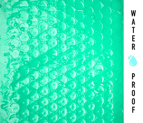 Empire Mailers #000 4 x 8-inch Teal Green Padded Envelopes, Self Seal Mailers, Bubble-Lined Shipping Envelopes, Mail-Approved Poly Bubble Mailers, Self-Sealed Mailing Packages, Pack of 3000