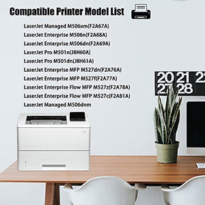 2 Pack Compatible 87A CF287A Toner Cartridge Replacement for HP Managed M506xm M506dnm Pro M501n M501dn Enterprise M506n M506dn MFP M527d MFP M527f Printer Ink Cartridge.