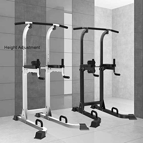 Power Tower Multi-Functional Training Equipment Pull-up bar Parallel Bars Power Tower Dip Station Multifunction Home Gym Strength Training Equipment Sit-ups Push-up Supports for Bearings Weight 660 lb