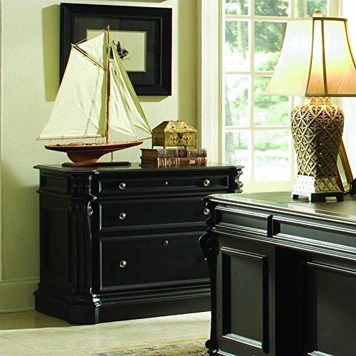 Hooker Furniture Telluride 2 Drawer Black Lateral File Cabinet