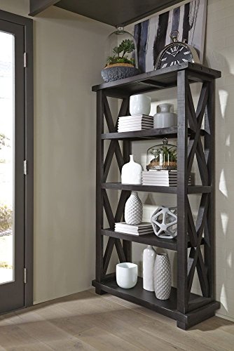 Modus Furniture 7YC91939 Yosemite Solid Wood Bookcase, Café
