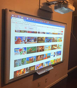 77" Interactive whiteboard with Projector Bundle for Classroom (Plug and Play)