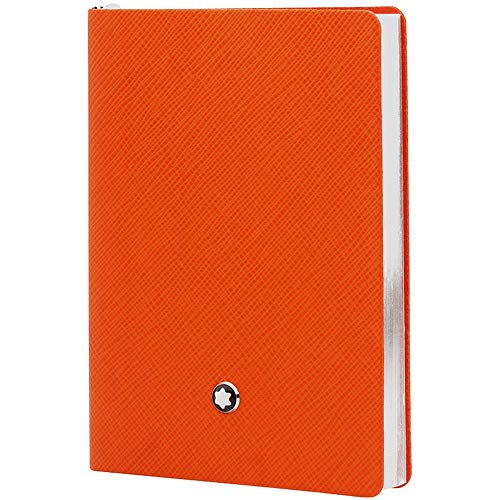 Montblanc M Ultra Black Ballpoint Pen & Notebook #145 Lucky Orange Set 117085