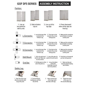 GOF Office Partition Single Panel (36w x 48h)