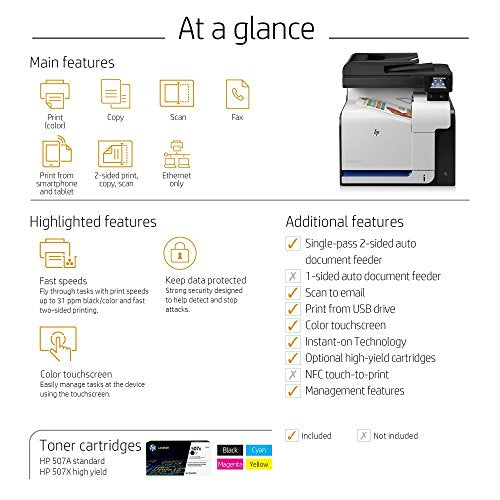 HP LaserJet Pro 500 color MFP M570dn (CZ271A)