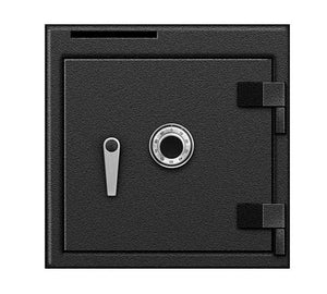 Drop Slot Storage Box Depository Vault Safe B-Rate Burglary and Fire Protection use at Home, Office, Hotels, Restaurants for Cash, Jewelries, Checks with Combination Lock (20"x20"x20")