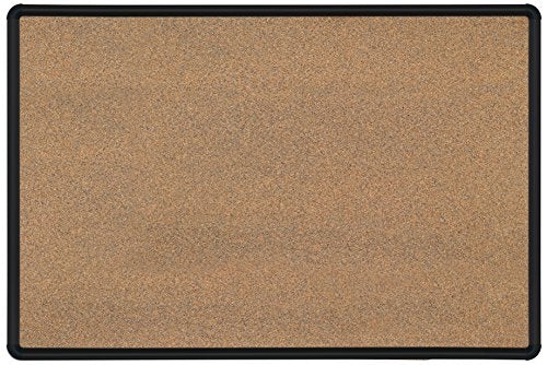 Best-Rite Splash-Cork Presidential Trim, Black, 4 x 6 Feet (300PG-T1)