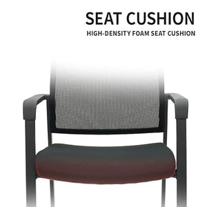 CLATINA Stackable Mesh Back Conference Room Chairs Set of 8 with Armrests