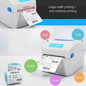 LUOKANGFAN LLKKFF Office Electronics Receipt Printers GPRINTER GP1324D USB Port Thermal Automatic Calibration Barcode Printer, Max Supported Thermal Paper Size: 104 x 2286mm Printer Accessory