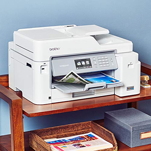Brother Inkjet Printer, MFC-J5845DW, INKvestment Color Inkjet All-in-One Printer with Wireless, Duplex Printing and Up to 1-Year of Ink In-box, Amazon Dash Replenishment Enabled