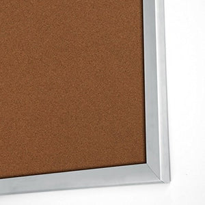 Tamper Proof Noticeboard Enclosed Bulletin Board with Cork Display with Locking Door (9 x 8.5x11)