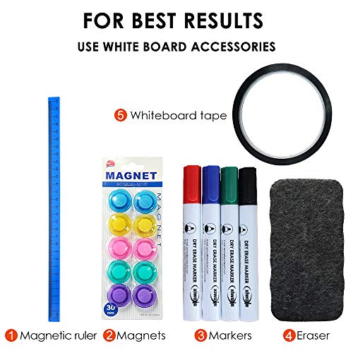 Mobile Dry Erase Board, Double Sided Magnetic White Board, 72X36 Inch, Large Reversible Presentation Whiteboard On Wheels Rolling with Aluminum Stand