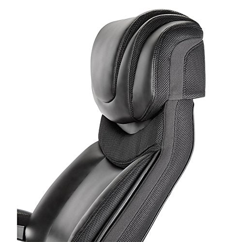 Realspace(R) Axton Big Tall Bonded Leather High-Back Chair, Dark Gray/Chrome