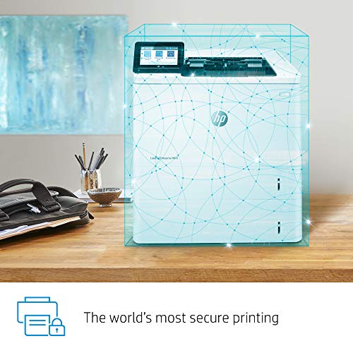 HP LaserJet Enterprise M612x Monochrome Duplex Printer with Dual-band Wi-Fi and Extra Paper Tray (7PS87A)