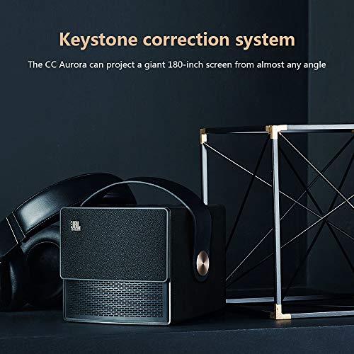XGIMI CC Aurora Dark Knight 3D LED DLP Home Projector, Built in 20000 mAh Battery and JBL Speaker, Support 1080P 4K, Bonus Exquisite Carry Bag+DLP Link Active 3D Glasses