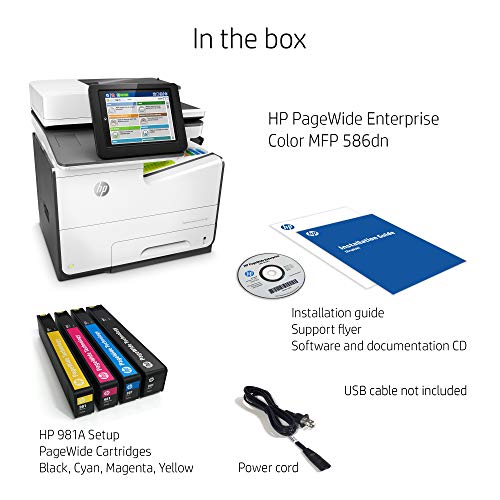 HP PageWide Enterprise Color 586dn Multifunction Duplex Printer (G1W39A)