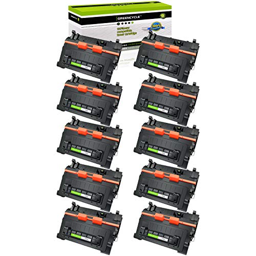 GREENCYCLE Compatible Toner Cartridge Replacement for HP 81A CF281A Use for Laserjet Enterprise M604 M605 M606 M630 MFP Printer (High Yield, Black, 10-Pack)