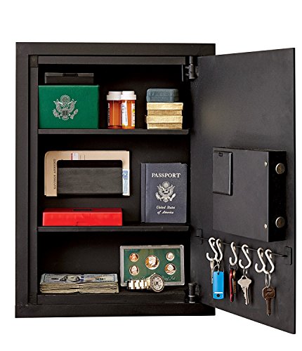 SnapSafe In Wall Safe, Electronic Hidden LED Home Security Safe, Measures 16.25"x 22"x 4"