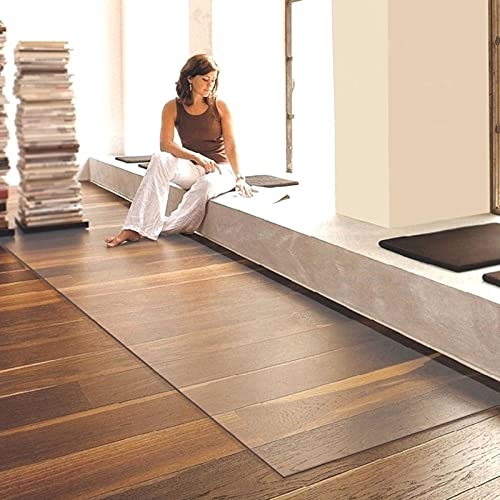 IHIPPO Transparent Vinyl Office Chair Mat 2mm Thick - 120x700cm