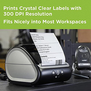 DYMO LabelWriter 5XL Label Printer, Automatic Label Recognition, Prints Extra-Wide Shipping Labels (UPS, FedEx, USPS) from Amazon, eBay, Etsy, Poshmark, and More, Perfect for eCommerce Sellers