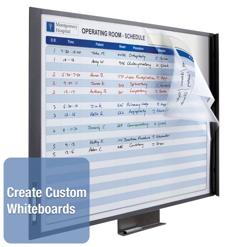 Quartet Inview Custom Whiteboard, 47.5 x 35 Inches.5 Inch Graphite Frame (72981)