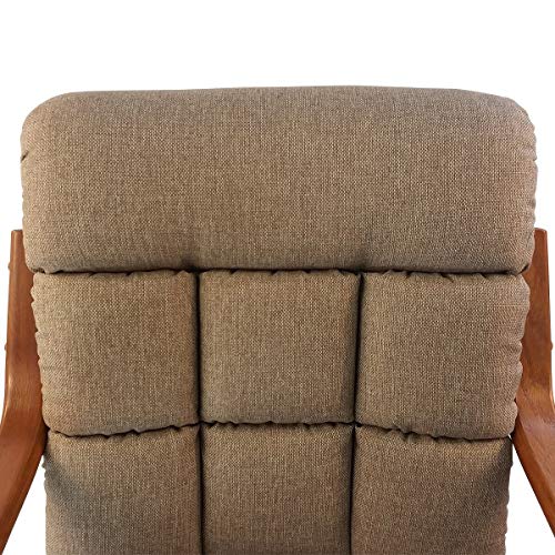Caster Chair Company Camile Swivel Tilt Caster Dining Arm Chair - Toast Tweed Fabric (1 Chair)