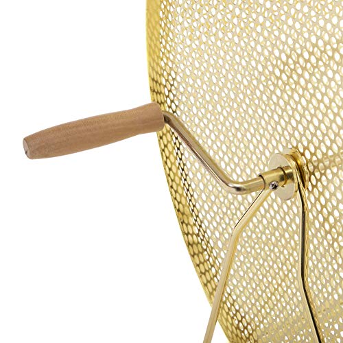 Large Brass Raffle Spinning Drum - 10000 Capacity Raffle Ticket Stubs or Bingo Balls - Small Business Supplies, Lottery, Fundraiser, Drawing Games