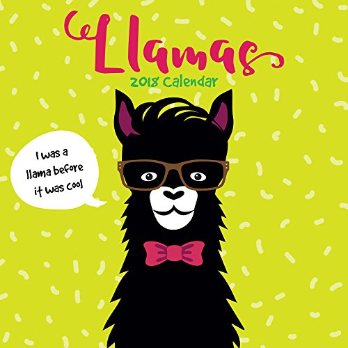 2018 Llamas Wall Calendar