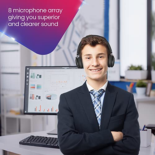 Global Teck Worldwide Jabra Evolve2 75 Wireless Headset Stereo MS with USB A Bluetooth Dongle, Zoom, Webex, Skype Compatible, 27599-999-999