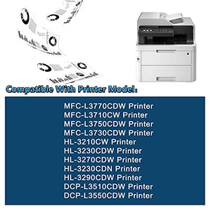 TN223C,TN223M,TN223Y Compatible TN223 TN-223 Toner Cartridge Replacement for Brother DCP-L3510CDW L3550CDW MFC-L3770CDW L3710CW L3750CDW L3730CDW Printer,6PK(2C+2M+2Y)