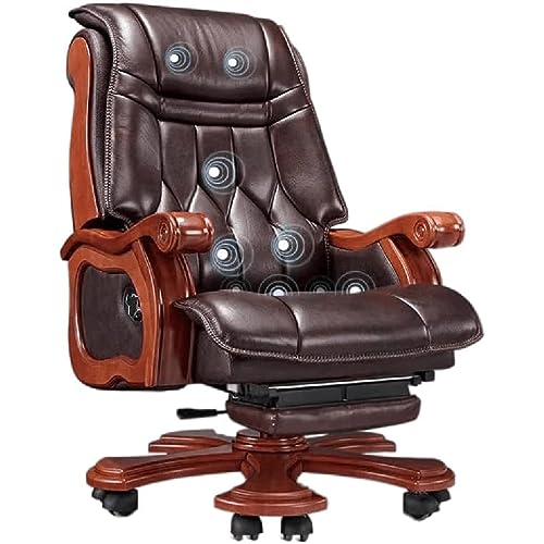 BAILAI Office Chair Recliner Leather Ergonomic Manager and Executive Office Chair
