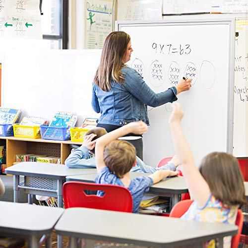 Learniture Mobile Magnetic Dry Erase Room Divider, LNT-RCE-3052-SO