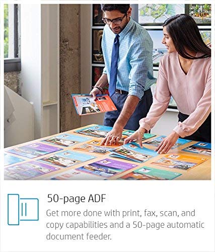 HP OfficeJet Pro 8715 All-in-One All-in-One Touch Screen Bluetooth Wireless Black Printer (Renewed)